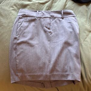GREY PENCIL SKIRT